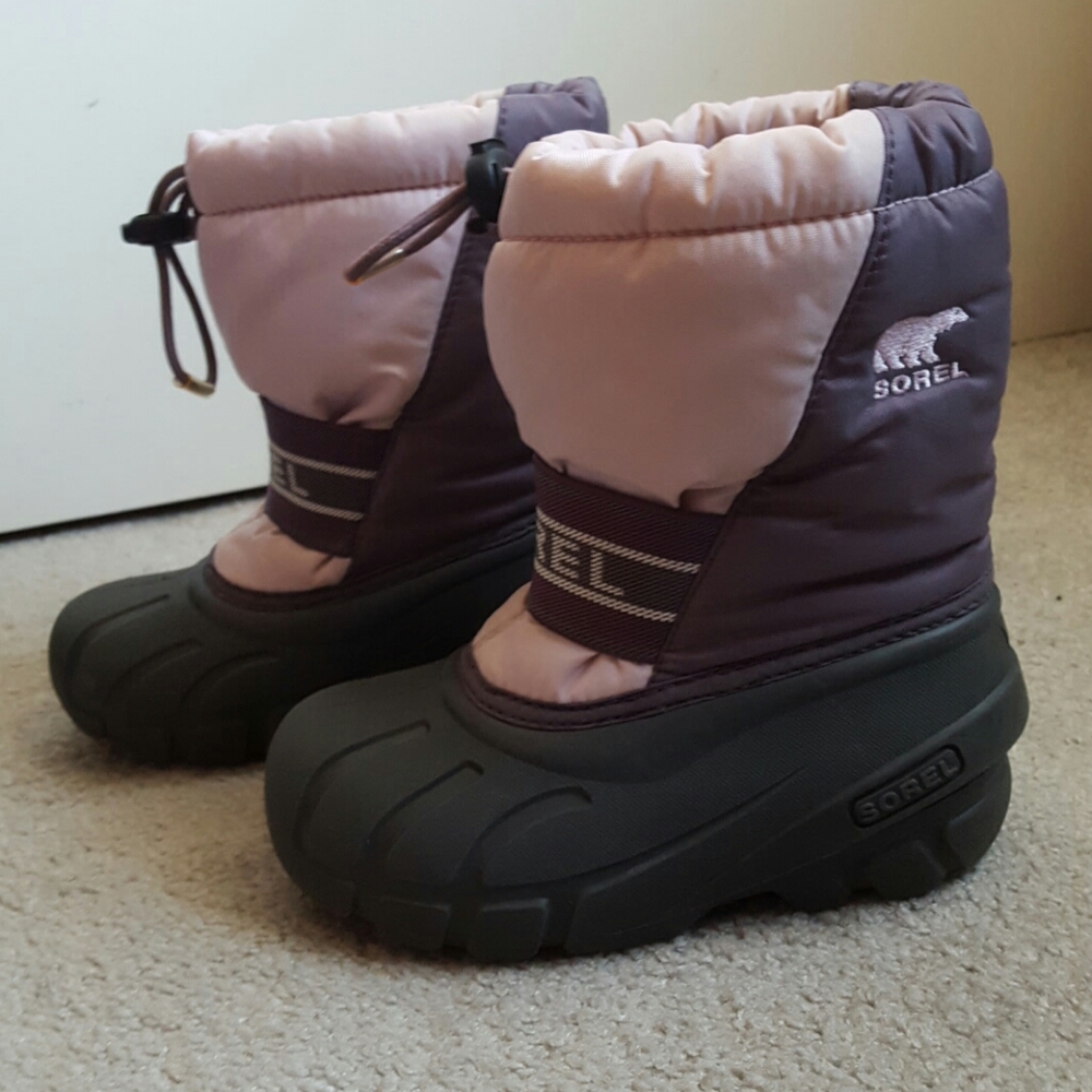 Toddler Girls size 11 Pink Sorel Winter Boots